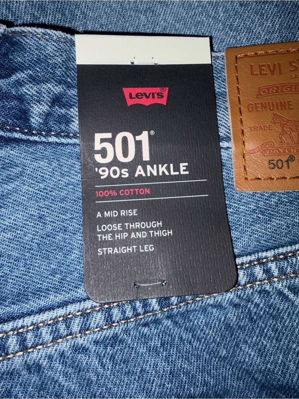 Levi’s 501 90’s Ankle Classic Straight women’s Jeans - Picture 4 of 5